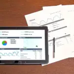 A person looking at marketing analytics on a laptop for a digital marketing strategy audit