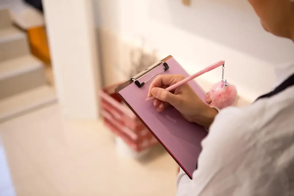 Checklist and magnifying glass representing a step-by-step website audit process
